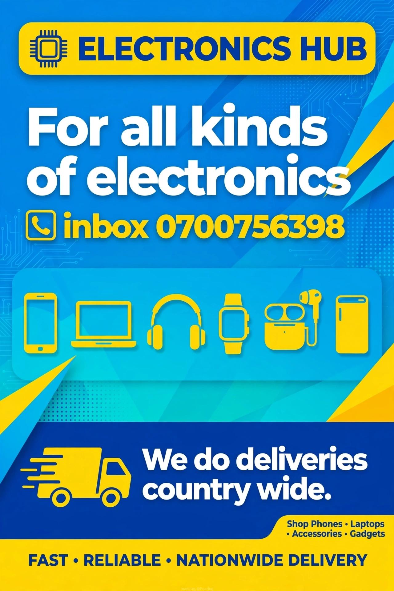 We sell all electronics