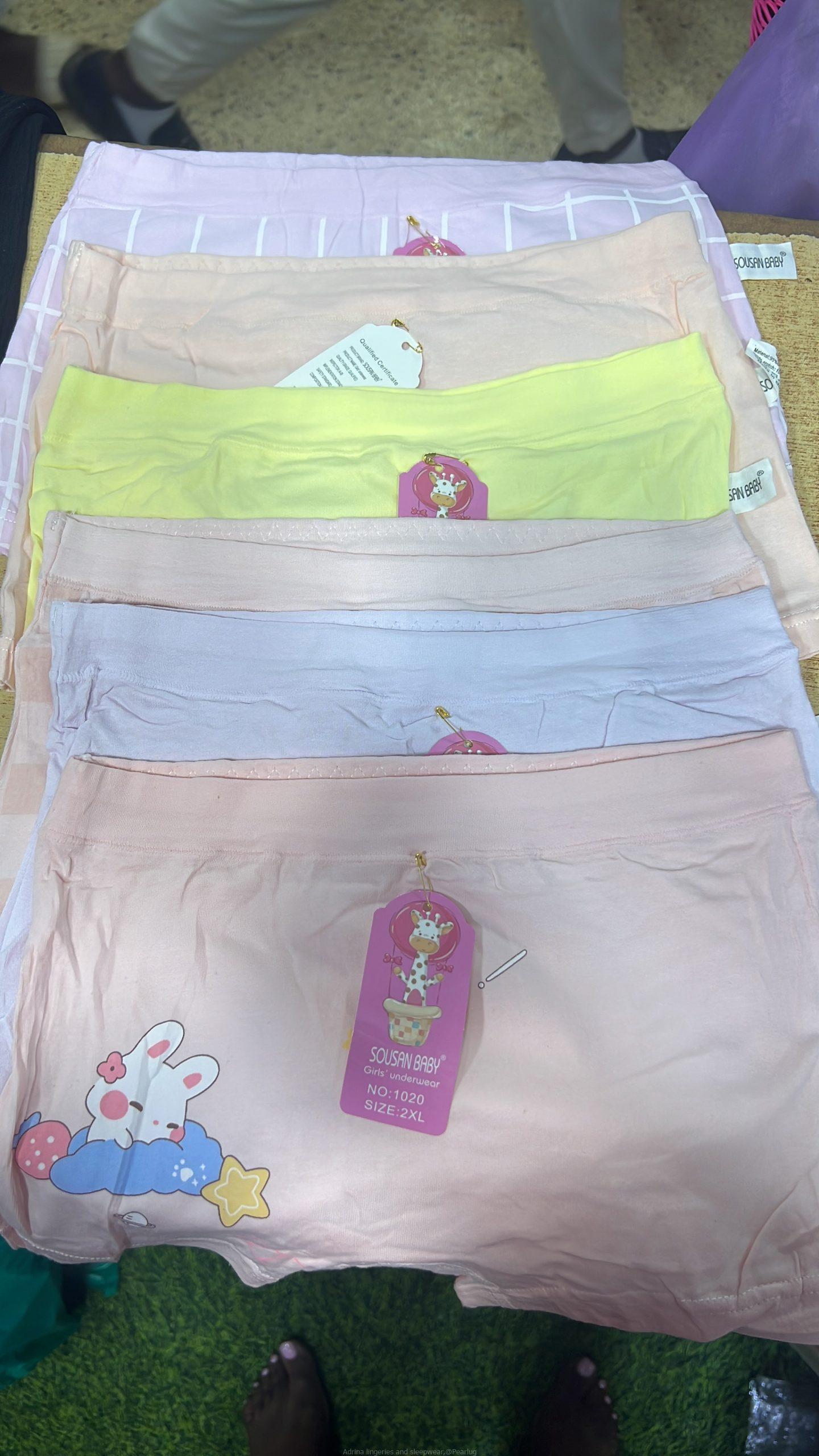 Kids cotton knickers