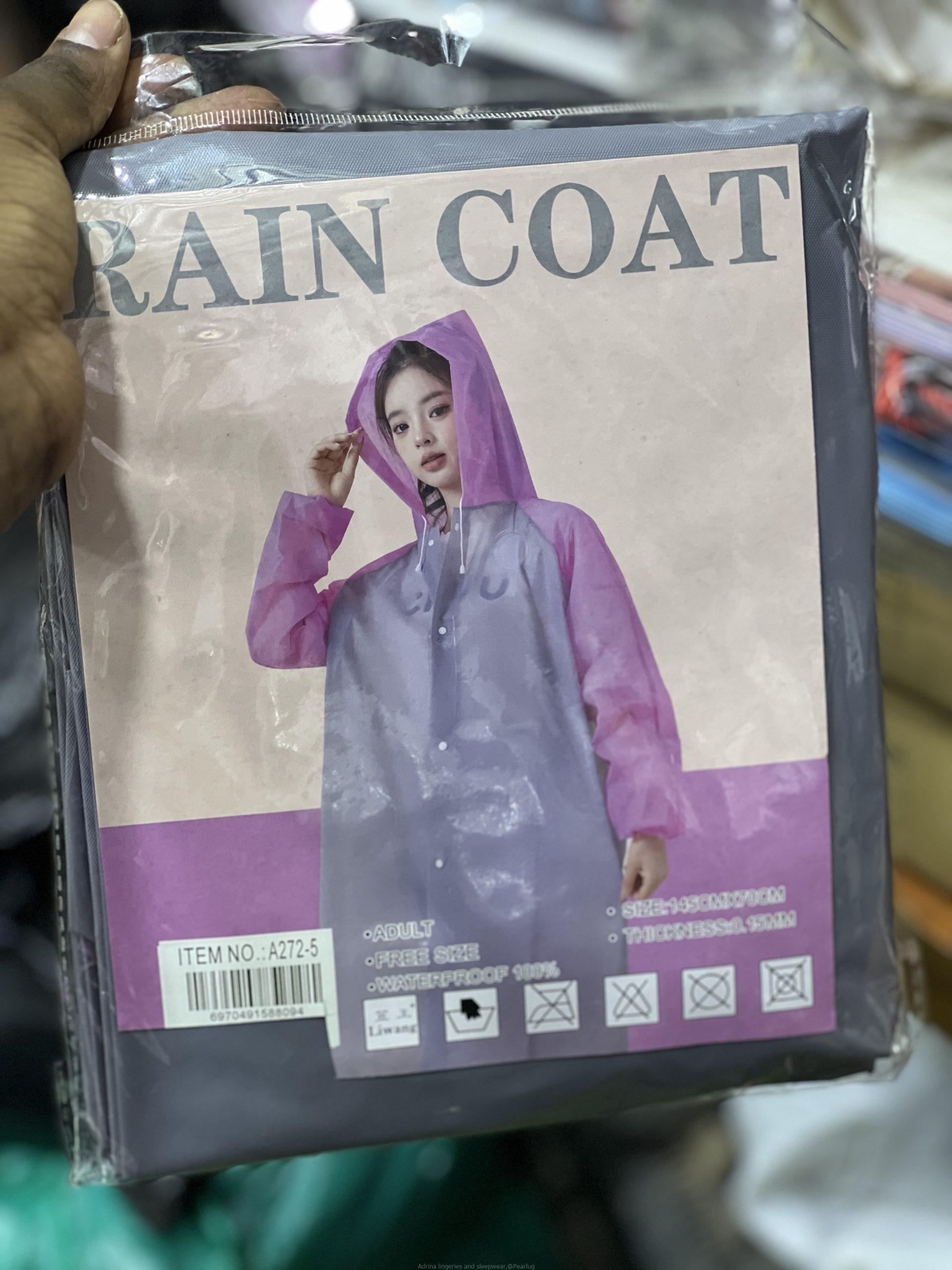 Rain coats