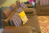 7 SEATER LEATHER COUCH