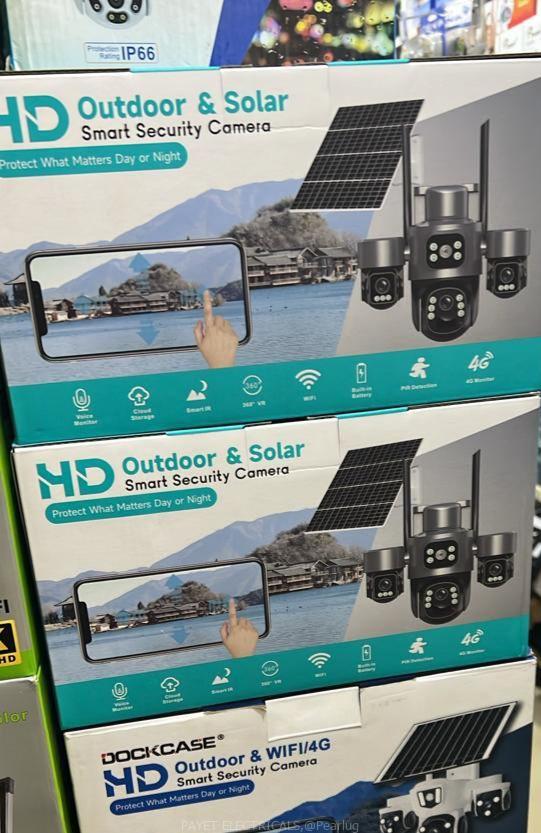 HD outdoor solar smart camera