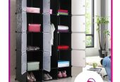 PLASTIC WARDROBE 3 COLUMNS