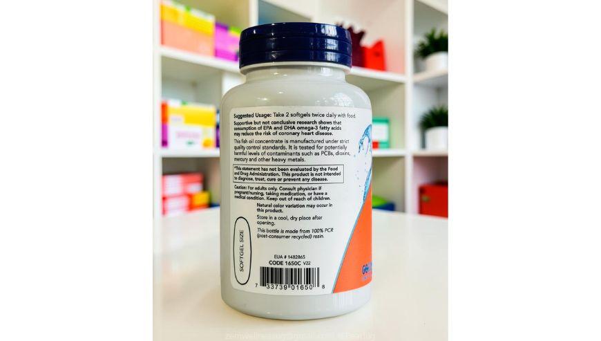 Now Supplements Omega 3 100 softgels