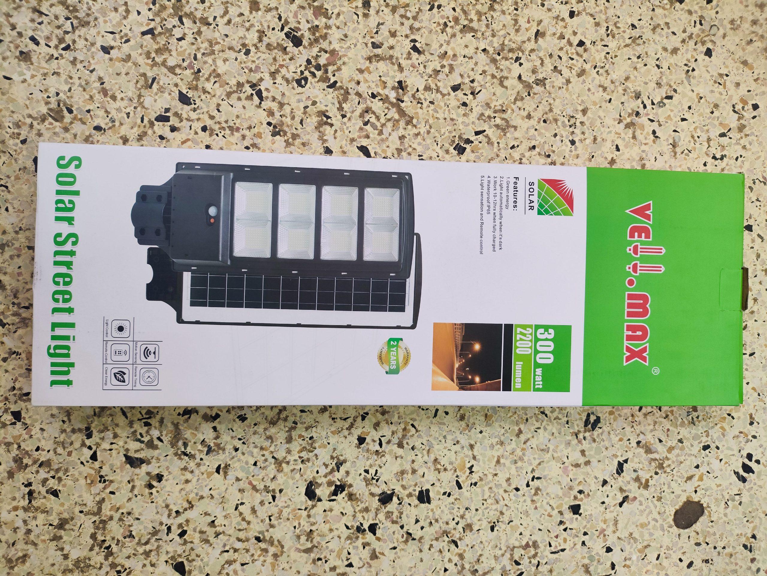 Solar street light 300watts