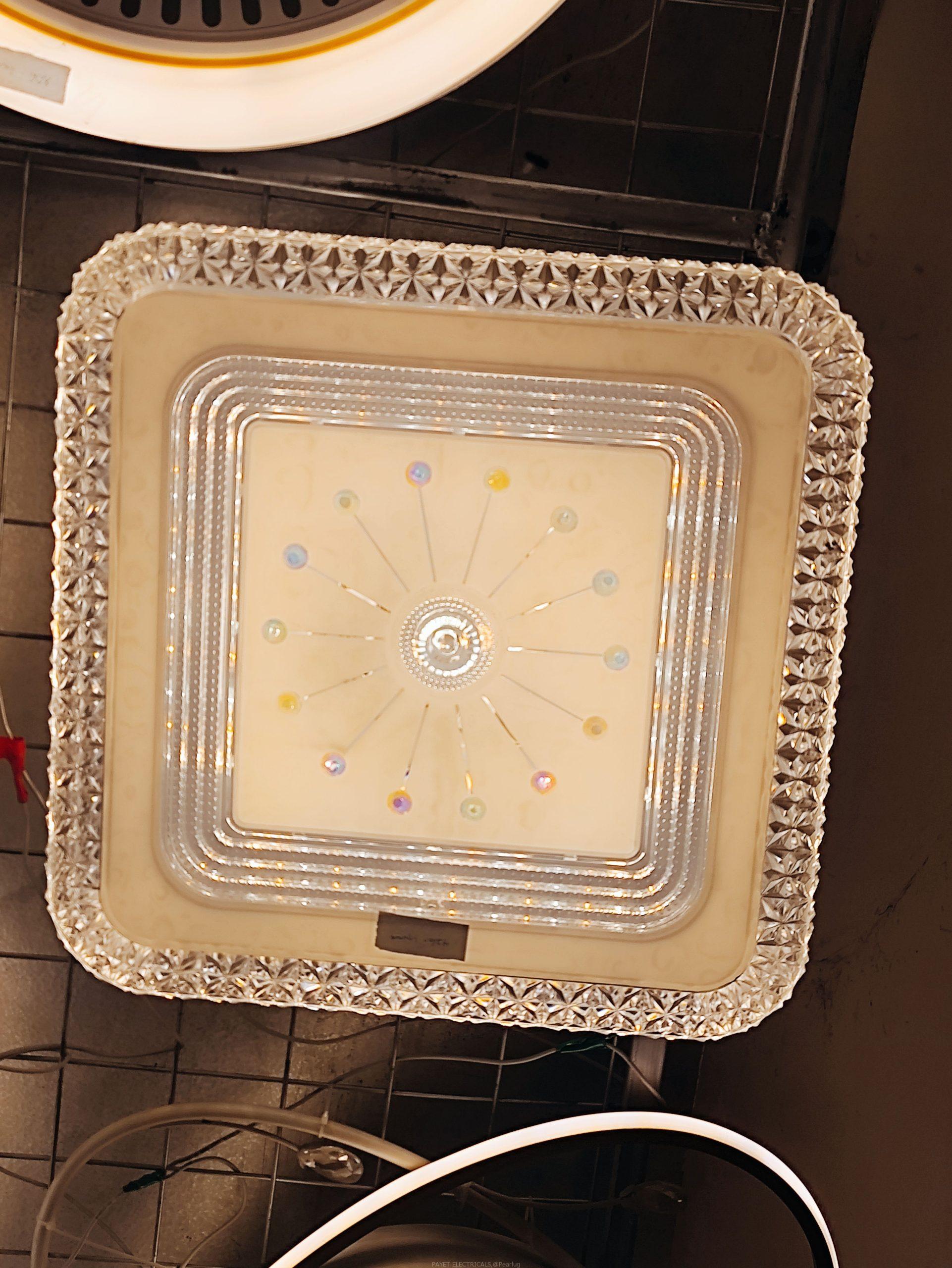 Square LED ceiling light