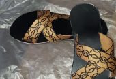Crochet craft sandals