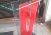 Glass pulpit