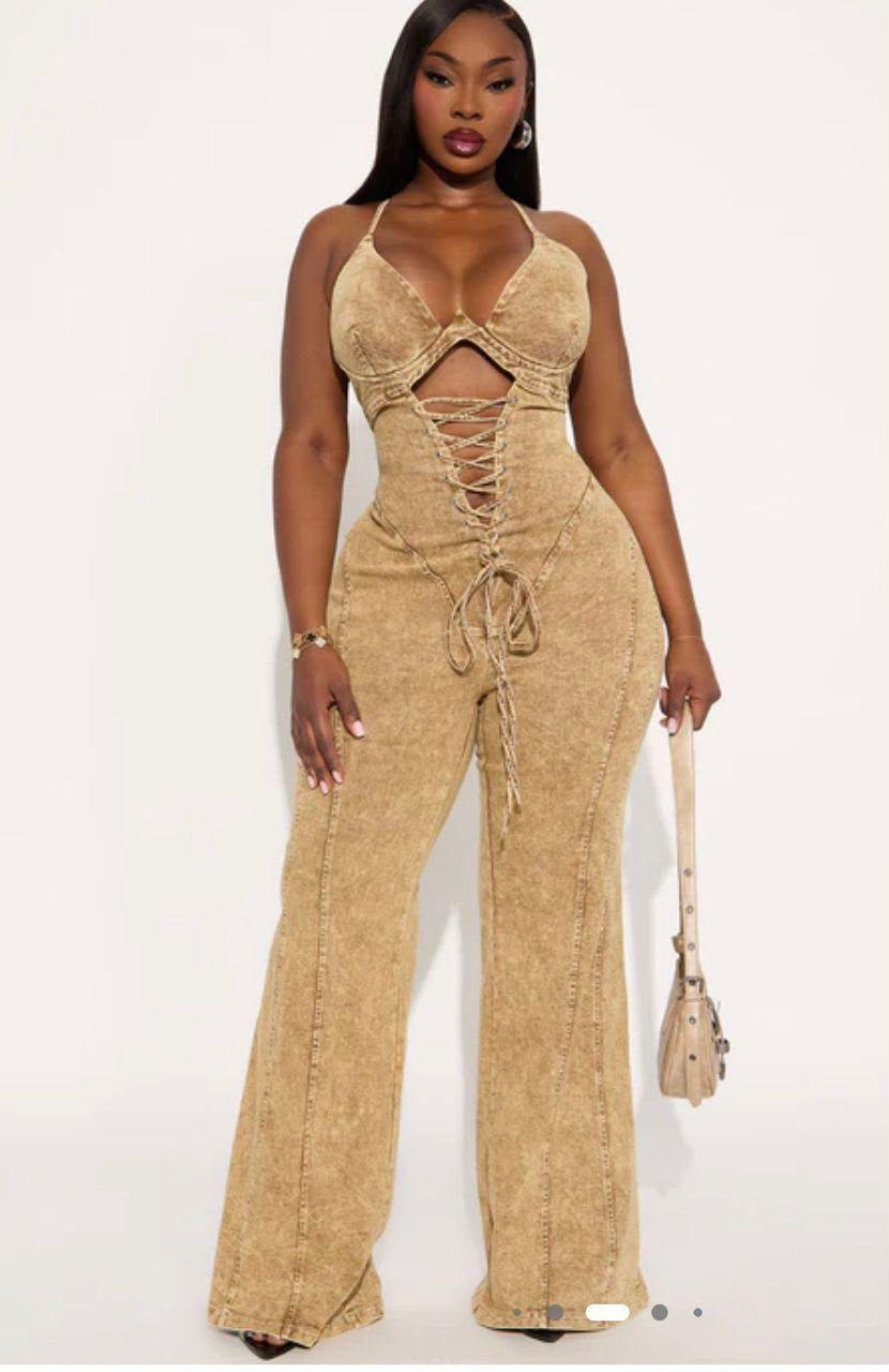 Denim jumpsuit