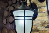 Outdoor wall security light