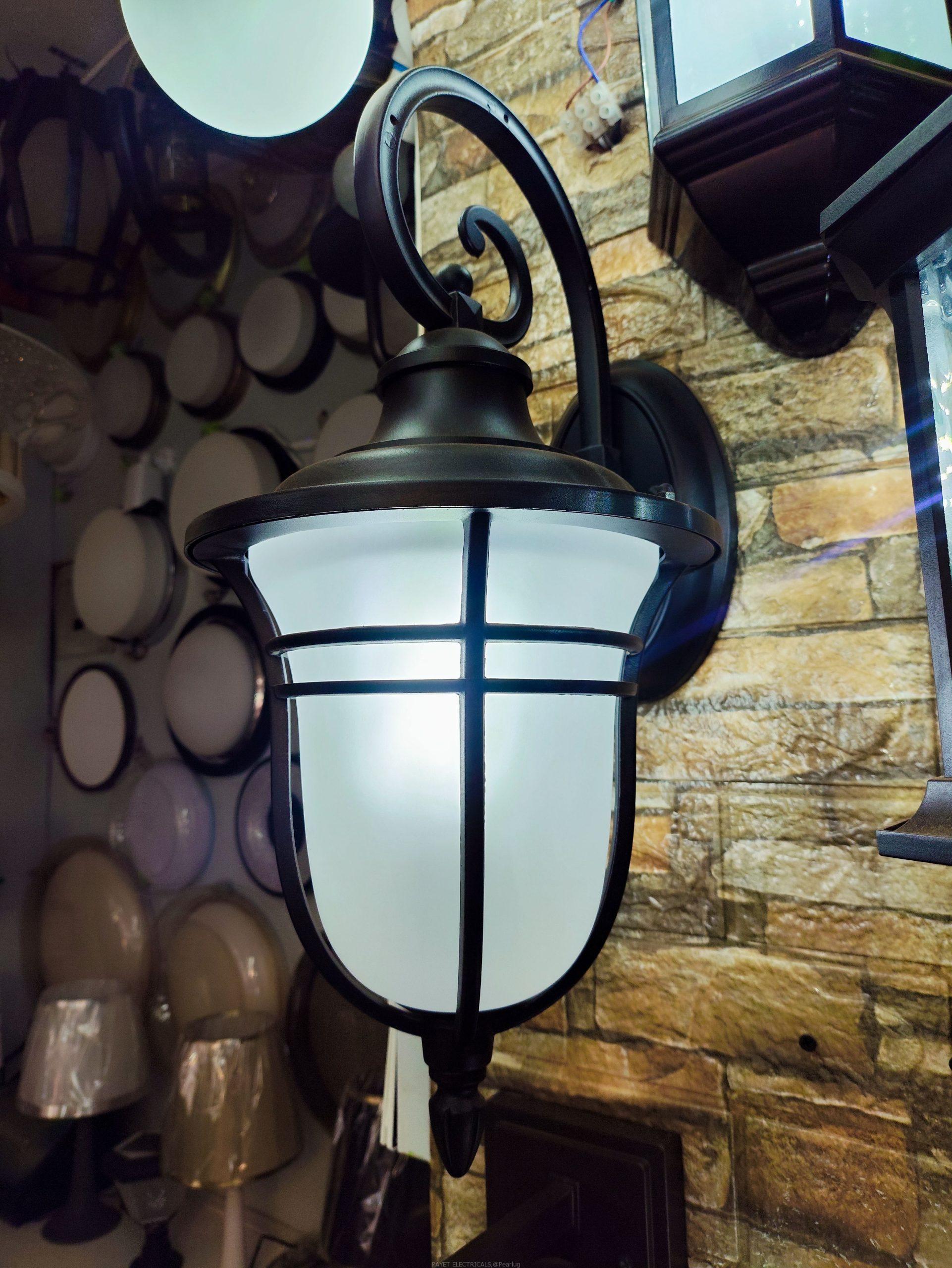 Outdoor wall security light