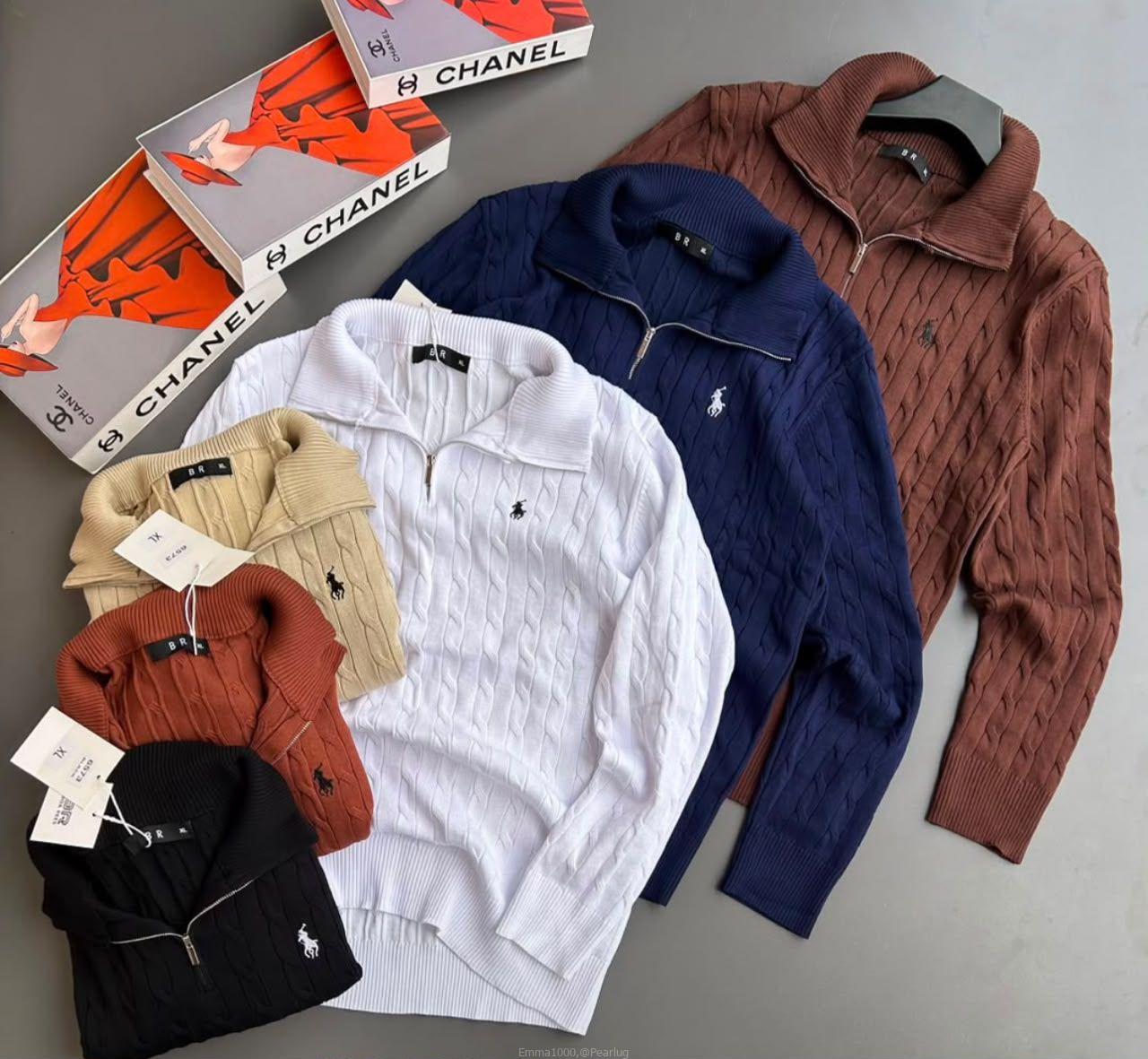 Quarter zip sweaters @ M to 2XL