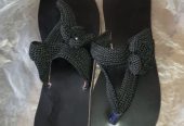 Crochet craft sandals