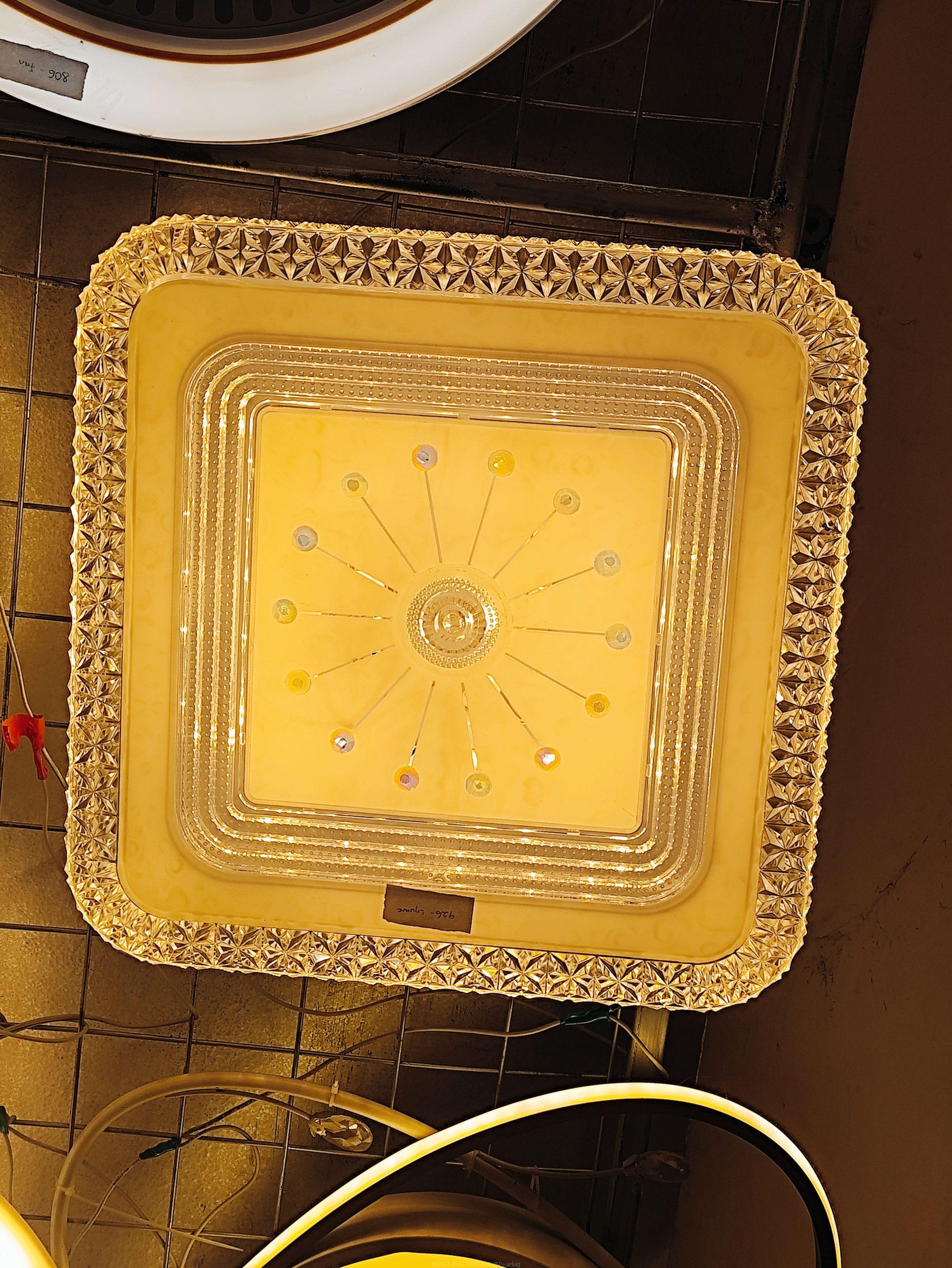 Square LED ceiling light
