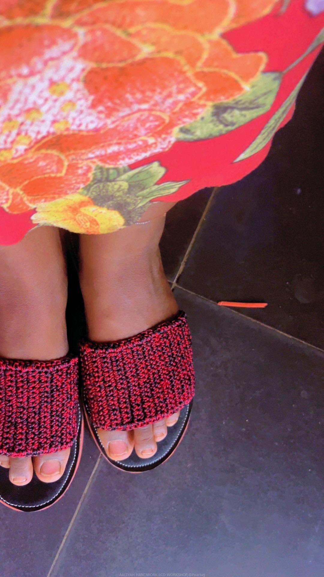 Crochet shoes