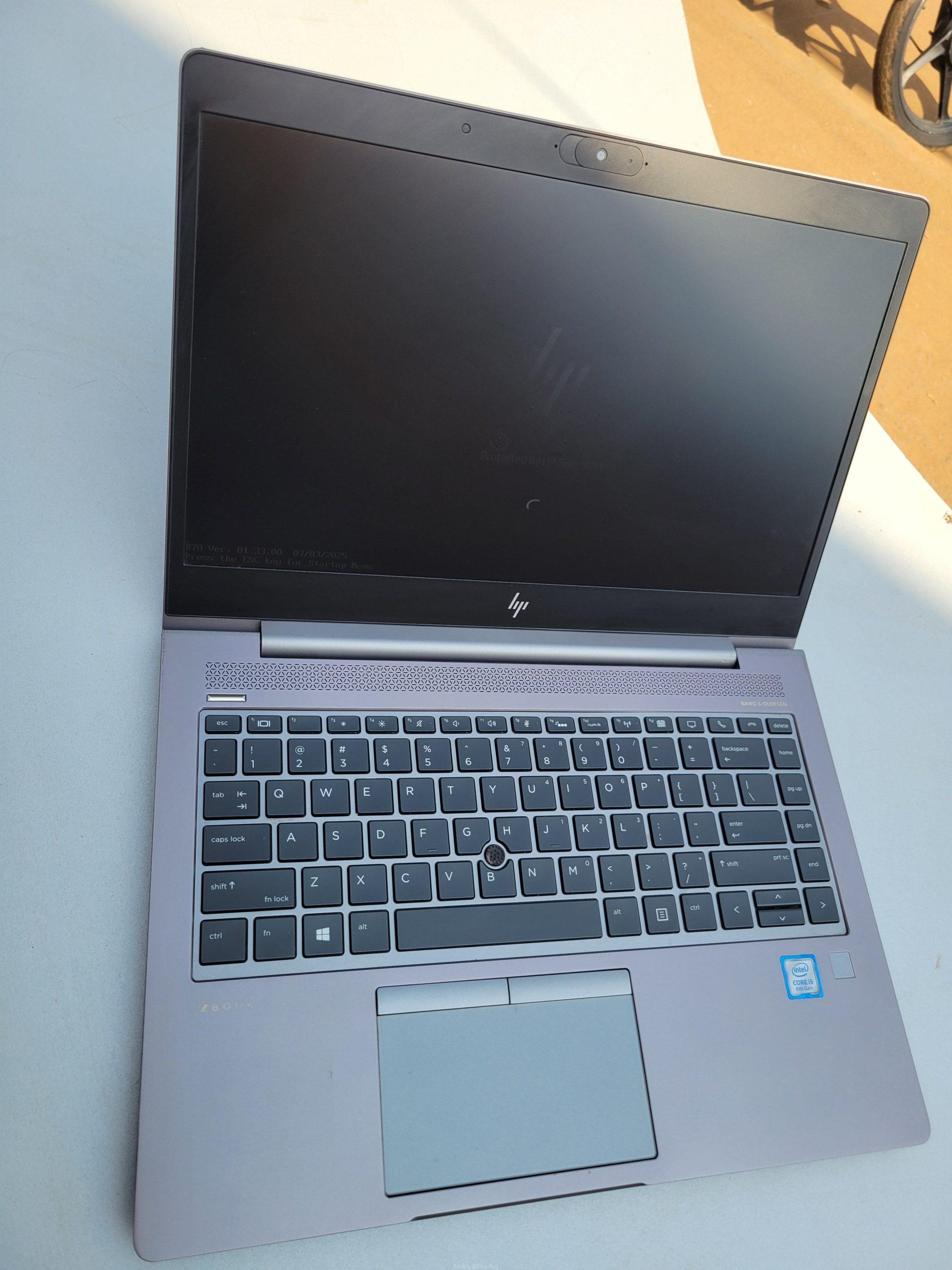 Hp zbook laptop (512gb ssd, 16gb ram, 4gb dedicated graphics card)