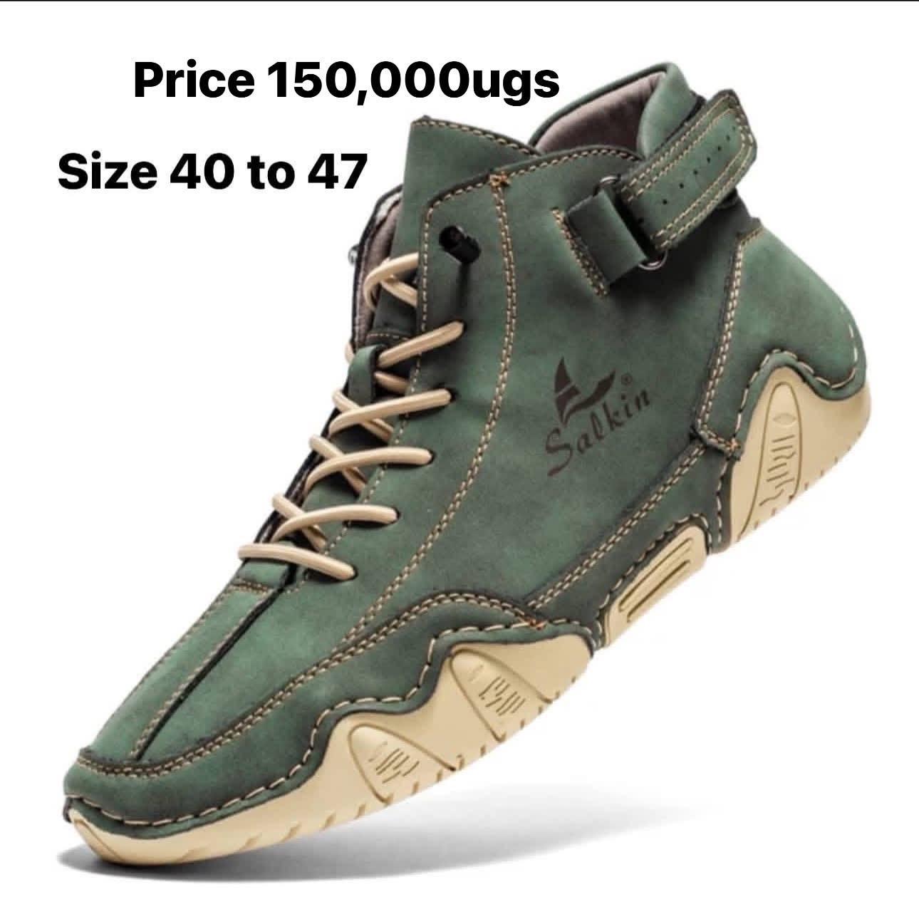 Green salkin boot