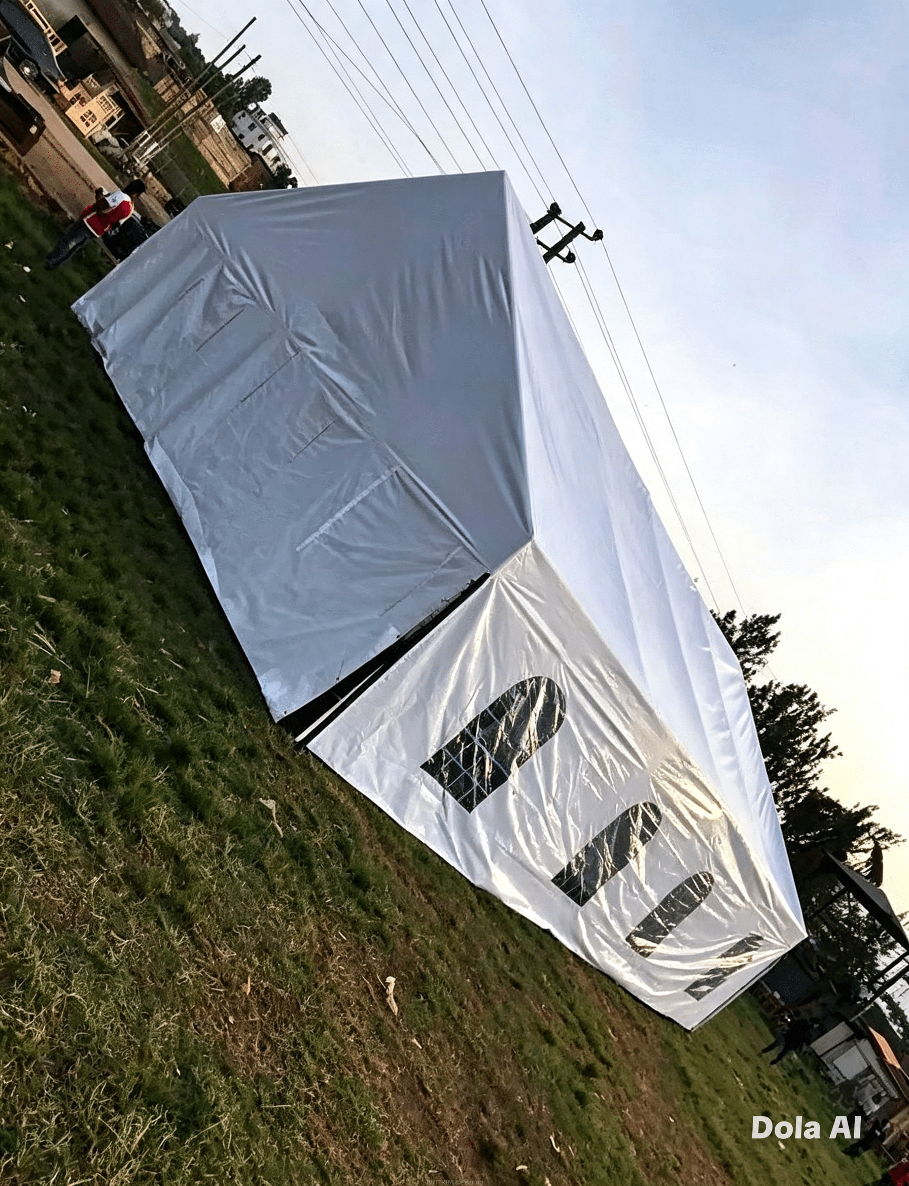 Custom heavy duty gable frame tent