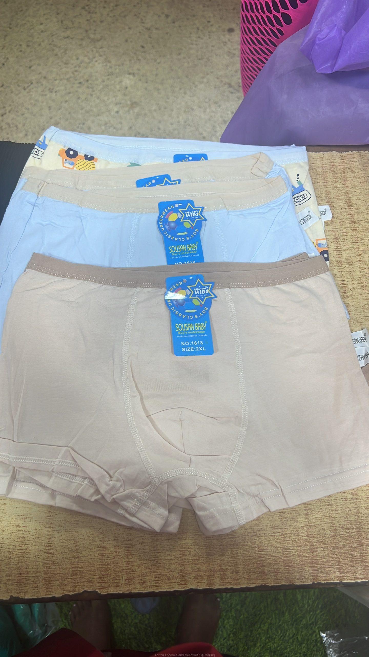Kids cotton boxers