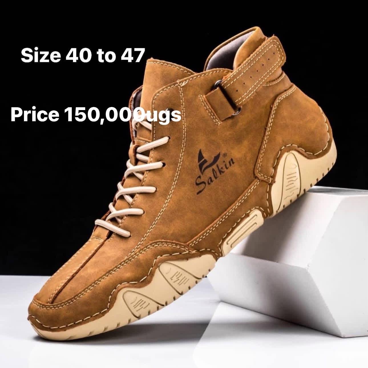 Brown salkin boot
