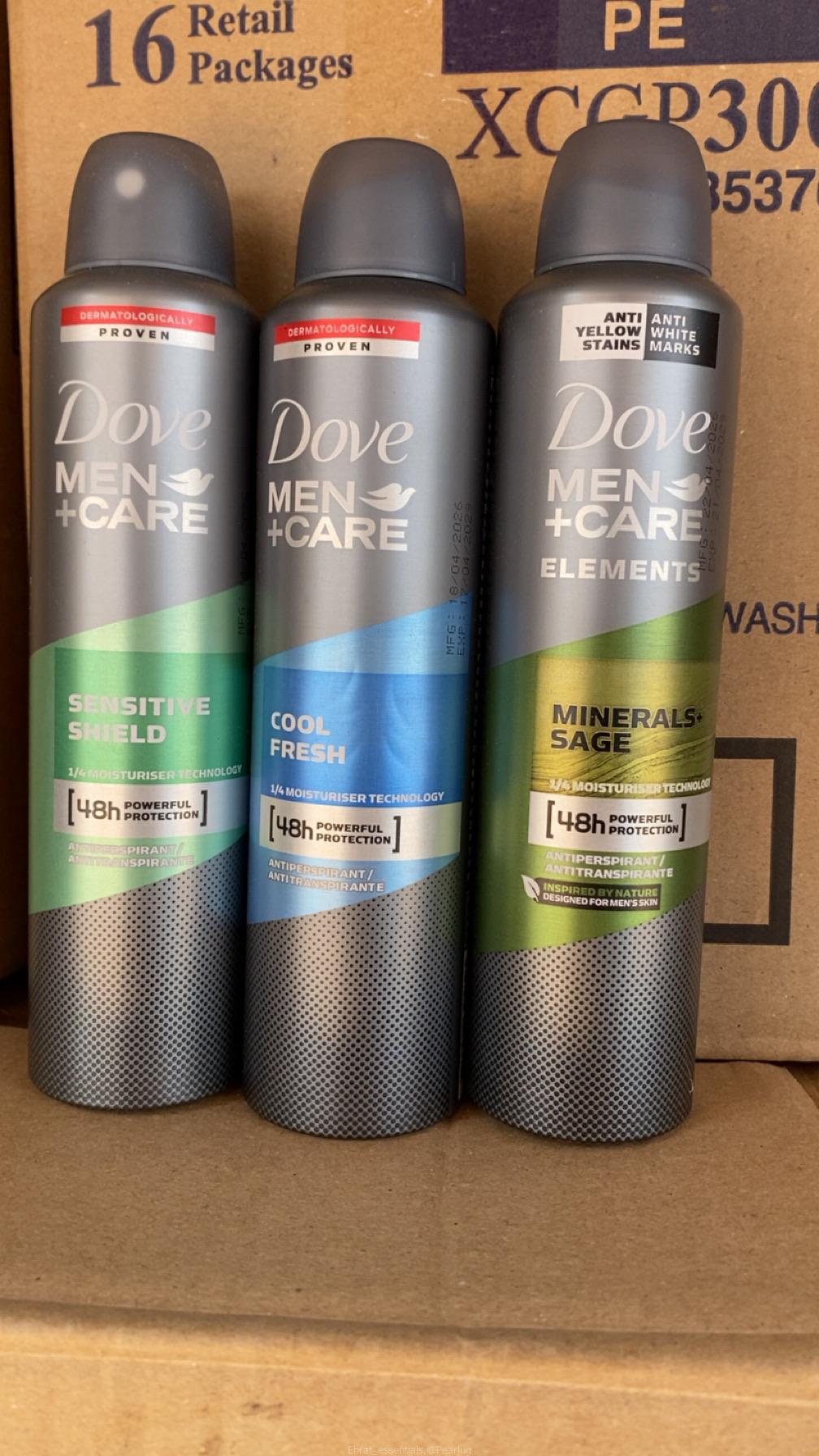 Men Care Dove body spray