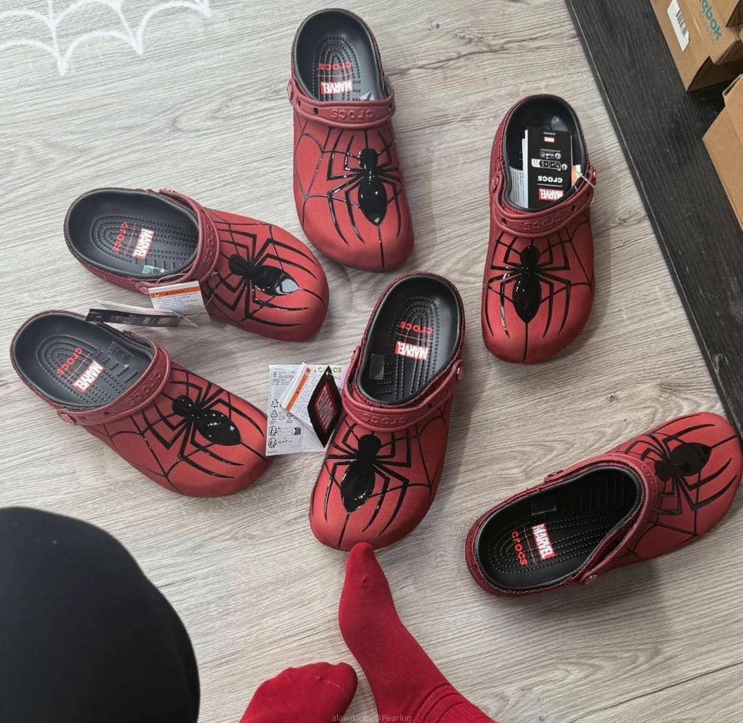 the Marvel x Crocs Spider-Man Classic Clog