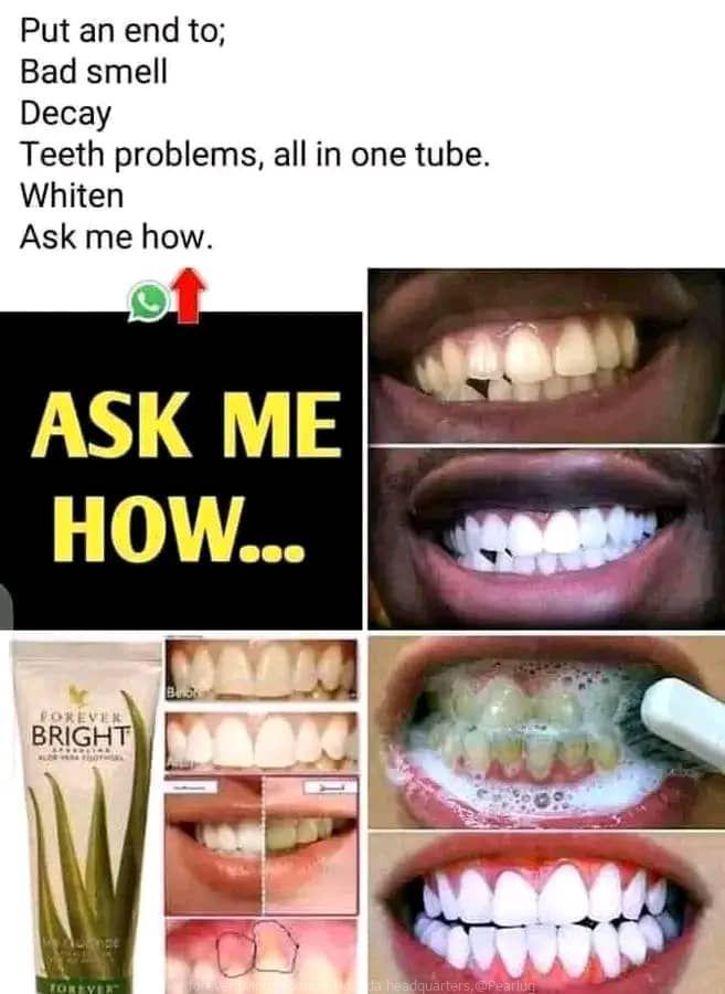 Forever bright tooth gel