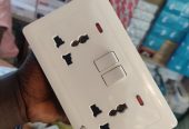 Double socket for multiple inputs