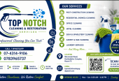 Top notch cleaning &restoration services