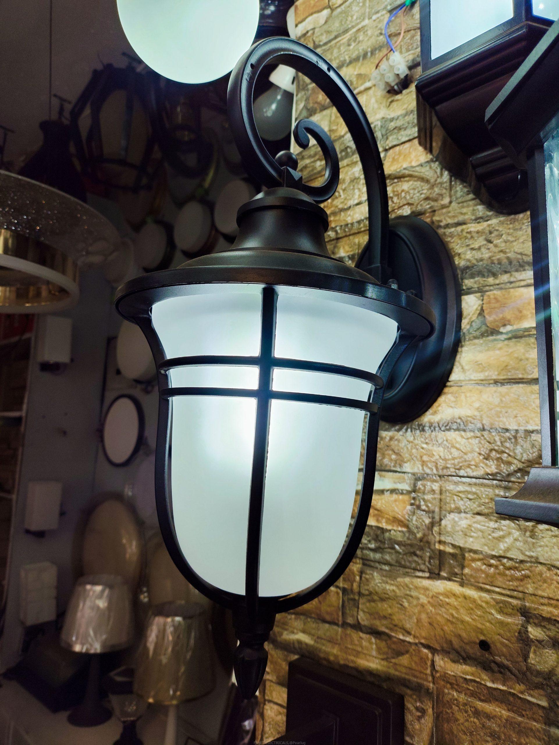 Outdoor wall security light