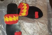 Crochet craft sandals