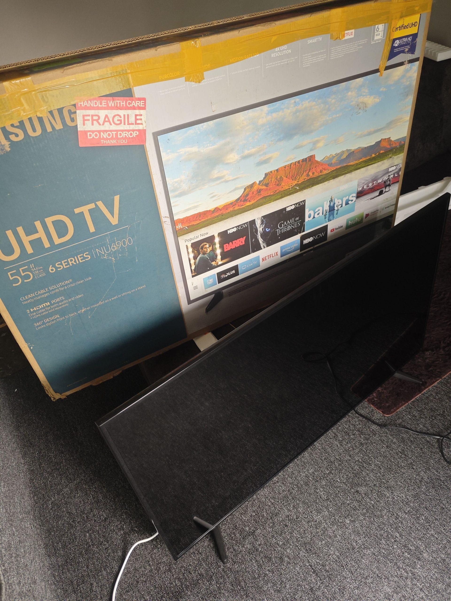 Samsung 55″ UHD 4K Smart TV (Series 6 – NU6900) For Sale