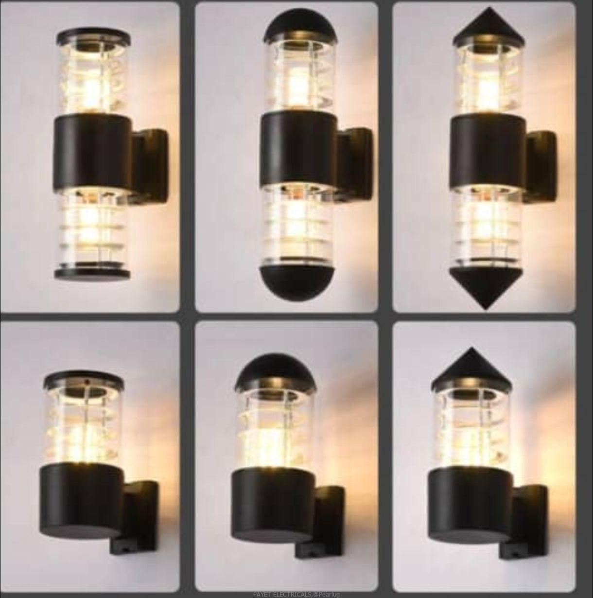 Security outdoor wall light