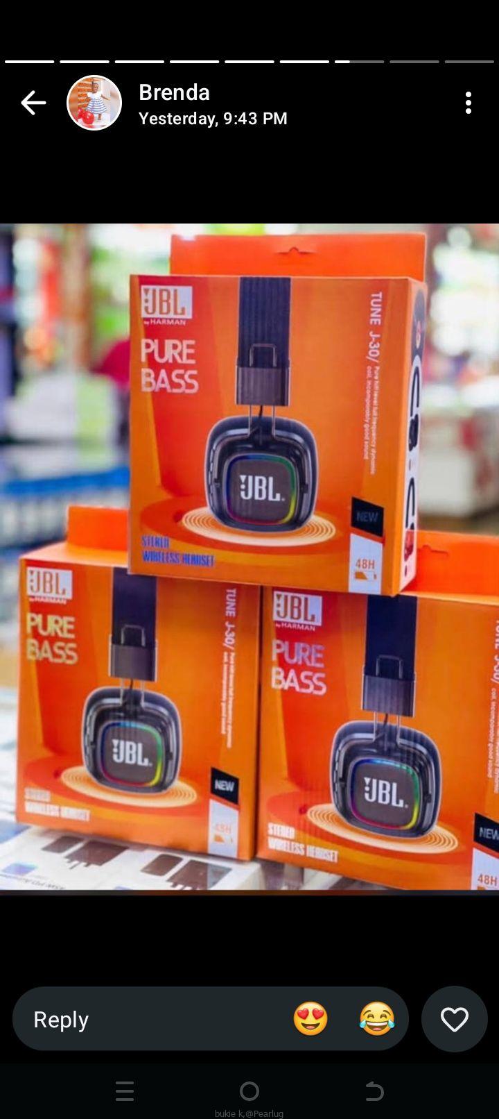 JBL headphones with good sound
