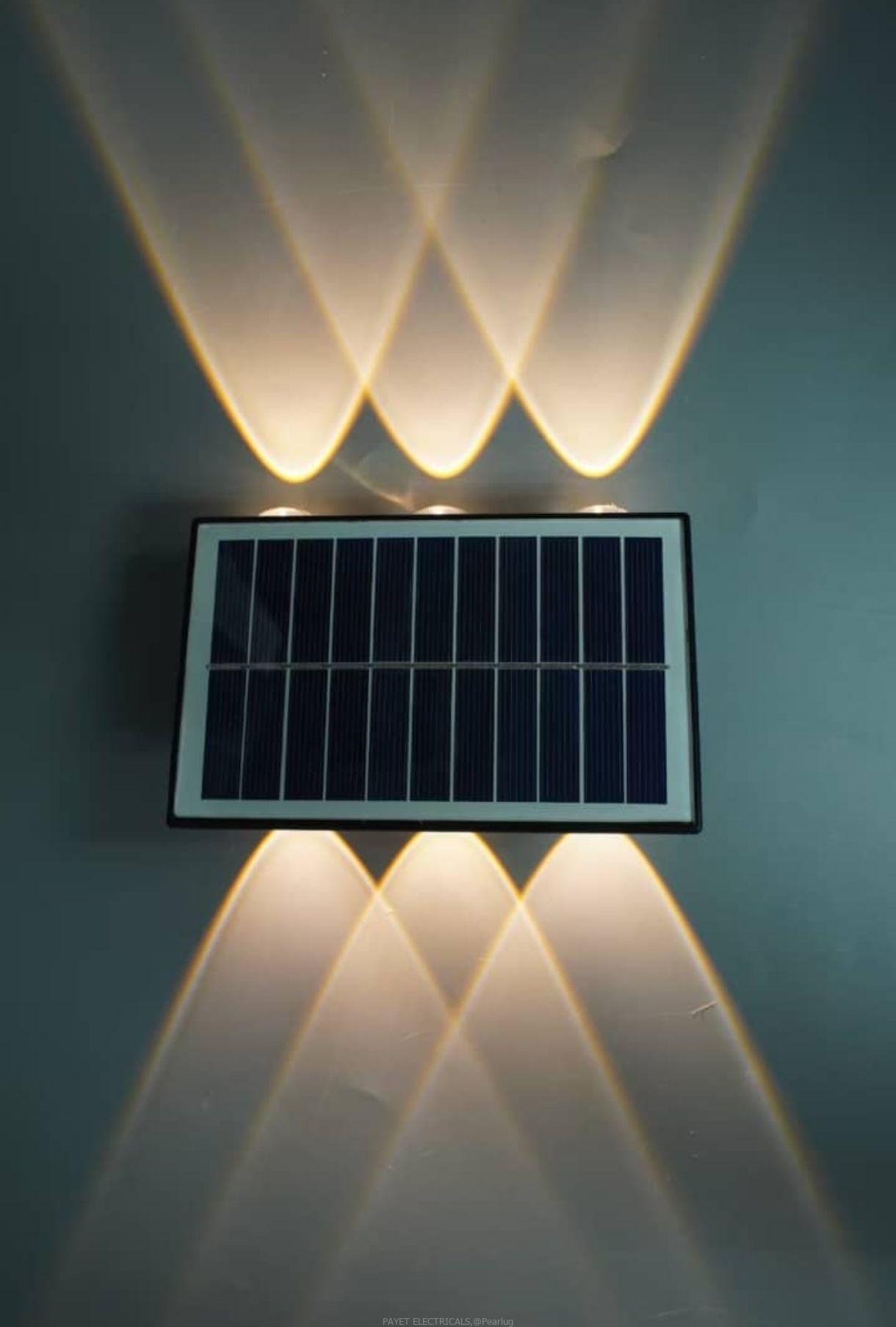 LED simple solar wall light