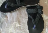 Crochet craft sandals