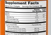 Now Supplements Omega 3 100 softgels