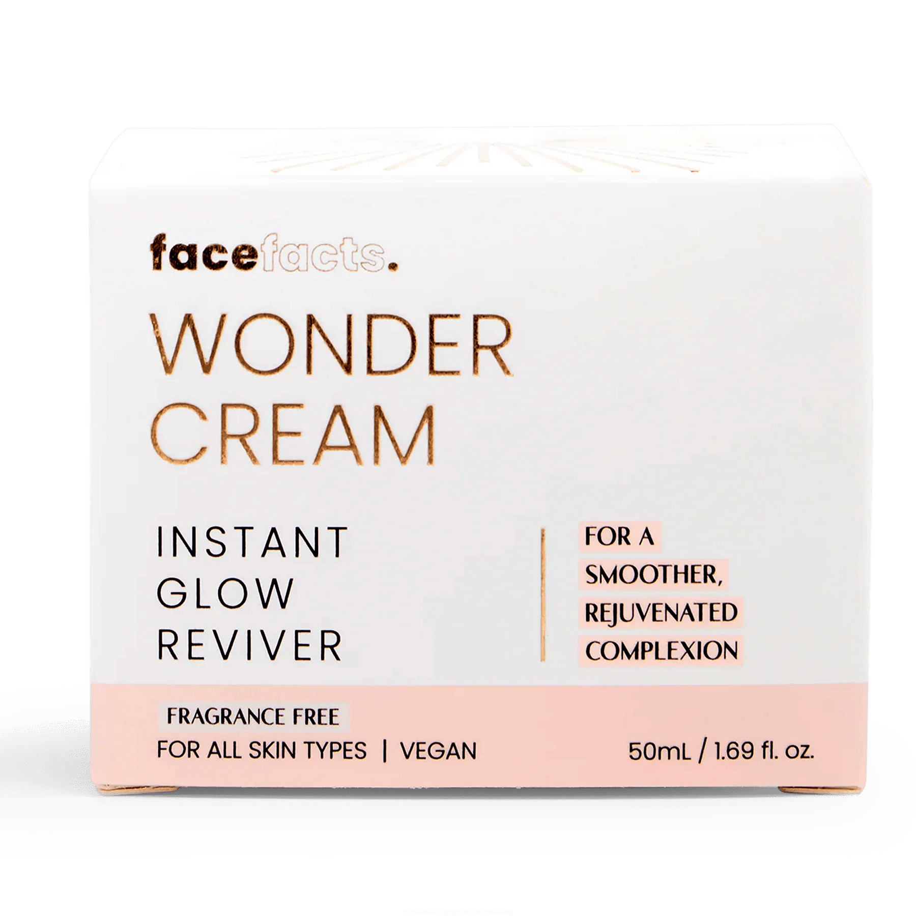 Facefacts Wonder Cream – Instant Glow Reviver (Fragrance Free) – 50ml