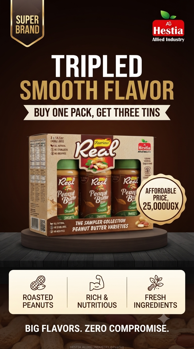 REAL PEANUT BUTTER – 3JAR PACKED