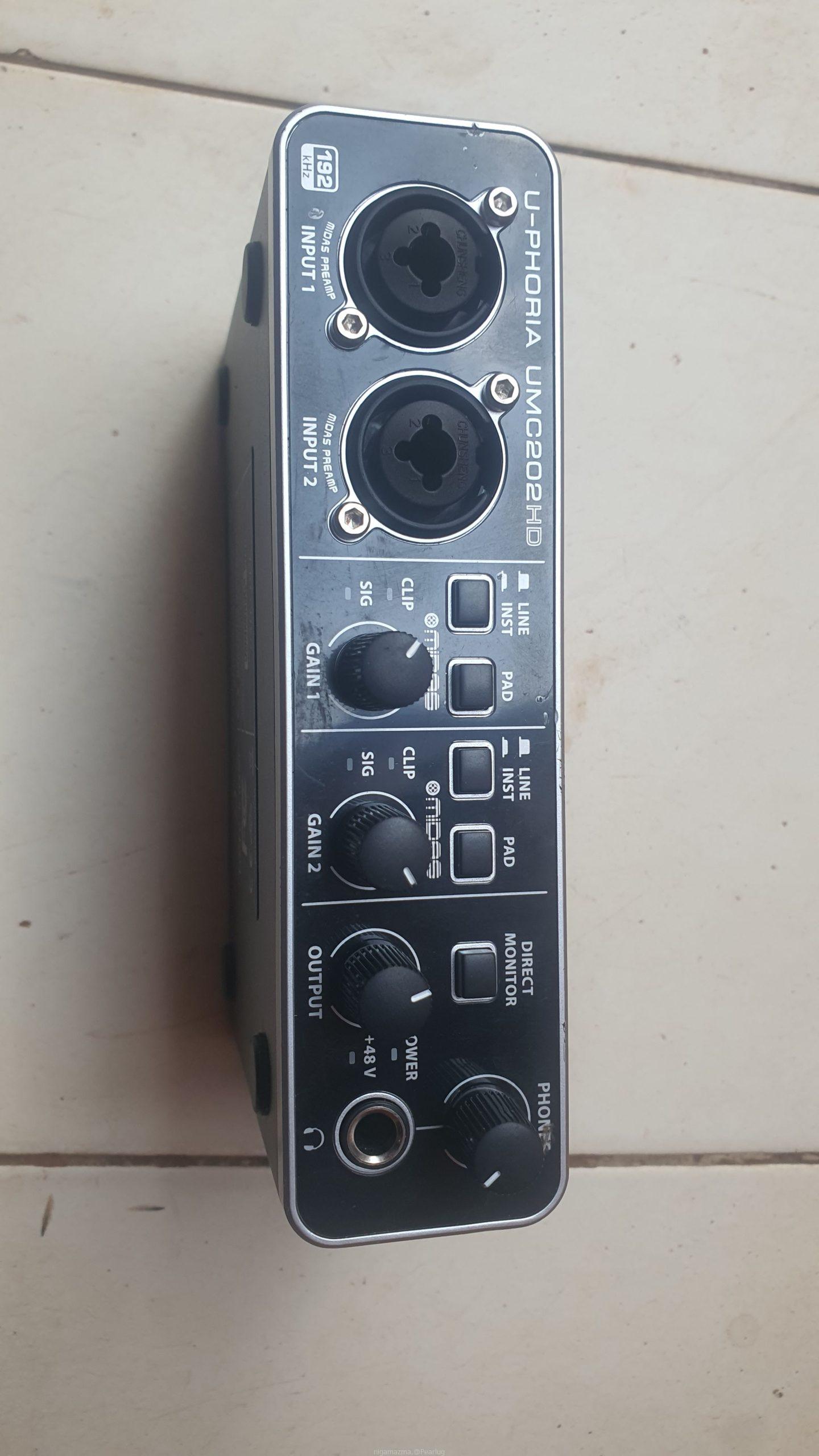 SoundCard/Audio Interface (Beringer UMC202HD)