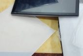 Desktop tablet with keyboard and mouse
