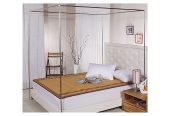5*6 Metal Stand Mosquito Net (Pink or Purple or White or Cream)