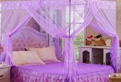 5*6 Metal Stand Mosquito Net (Pink or Purple or White or Cream)