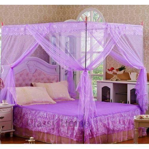 5*6 Metal Stand Mosquito Net (Pink or Purple or White or Cream)