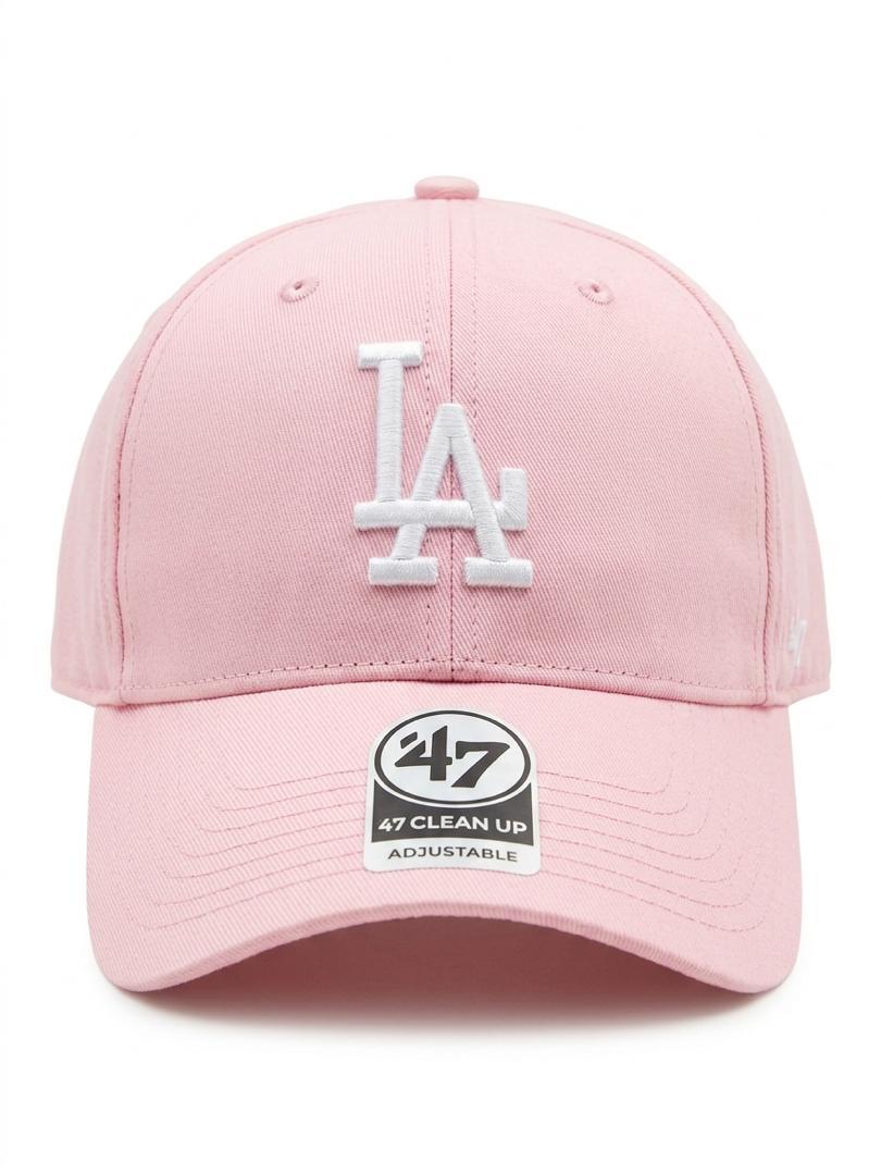 47 Brand LA Dodgers Clean UP adjustable baseball Cap in Patel pink colorway