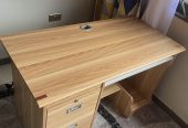 Office table and chair