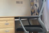 Office table and chair