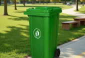 240L Heavy-Duty Wheel Dustbin .