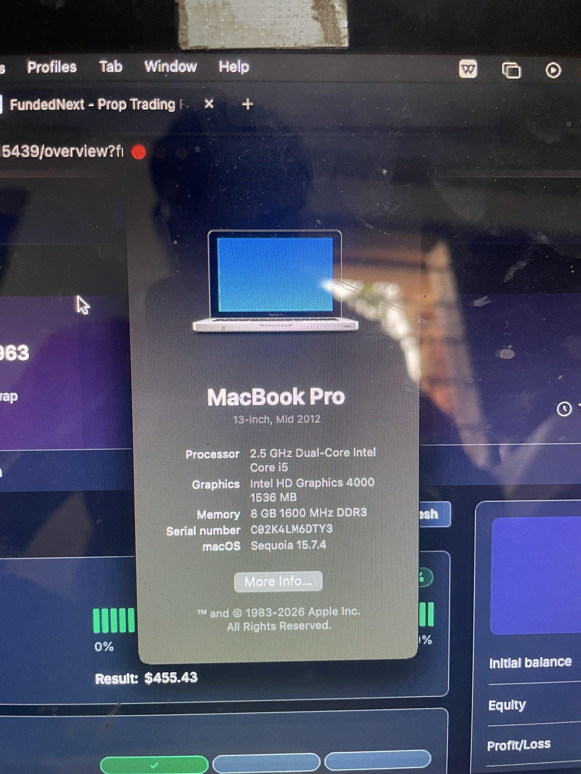 Mackbook pro 8GB ram