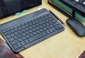 Desktop tablet with keyboard and mouse