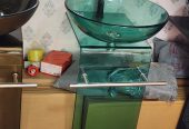 glass hand wash basin